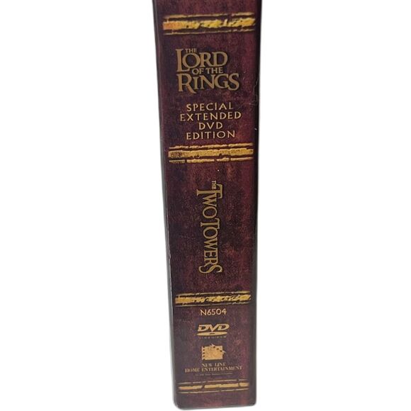 LOTR Lord of the Rings The Two Towers Special Extended DVD Edition Platinum Box - Picture 3 of 10